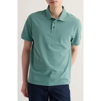 Seasalt Cornwall Balefire Organic Cotton Polo In Sardine