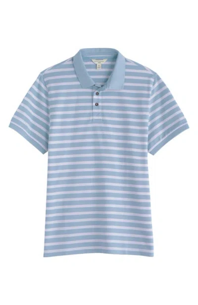 Seasalt Cornwall Balefire Stripe Polo In Blue