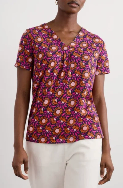 Seasalt Cornwall Barnoon Print Short Sleeve Shirt