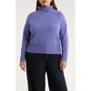 Seasalt Cornwall Basset Cove Merino Wool Blend Turtleneck Sweater In Blue