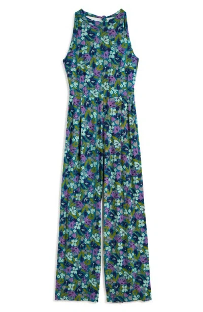 Seasalt Cornwall Belyars Floral Print Sleeveless Wide Leg Jumpsuit