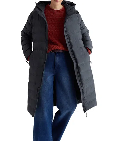 Seasalt Cornwall Branwen Puffer Coat In Blue
