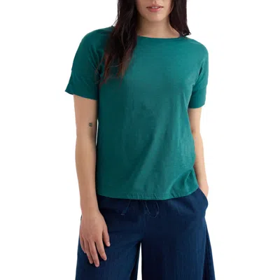 Seasalt Cornwall Bryher View Organic Cotton T-shirt In Green