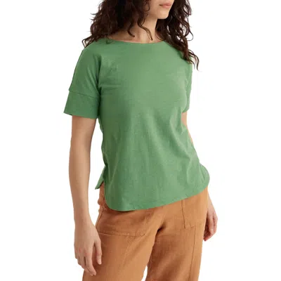 Seasalt Cornwall Bryher View Organic Cotton T-shirt In Green