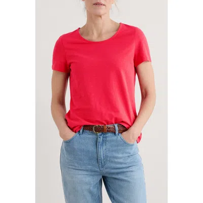 Seasalt Cornwall Camerance Organic Cotton T-shirt In Raspberry