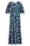 Seasalt Cornwall Chateaux Floral Organic Cotton Maxi Dress