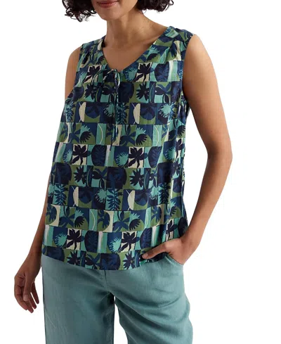 Seasalt Cornwall Cobbs Well Sleeveless Relaxed Vest In Blue