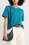 Seasalt Cornwall Copseland Organic Cotton T-shirt In Dark Briney