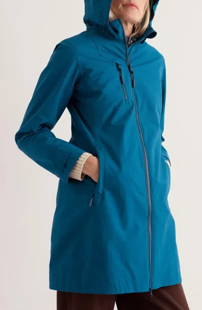 Seasalt Cornwall Coverack Waterproof Raincoat In Blue