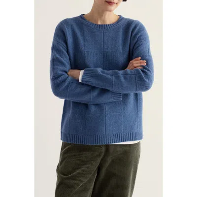 Seasalt Cornwall Coweth Wool Blend Sweater In Mussel