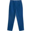 Seasalt Cornwall Crackington Sailor Button Crop Pull-on Pants In Blue