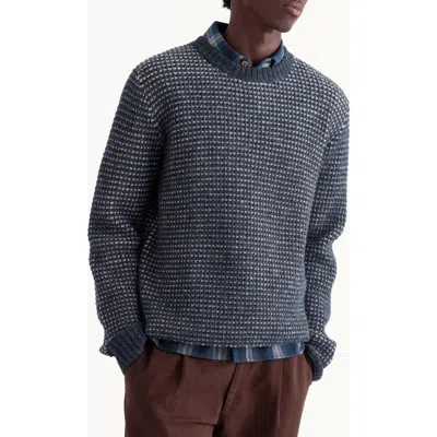 Seasalt Cornwall Crowlas Wool Sweater In Squall