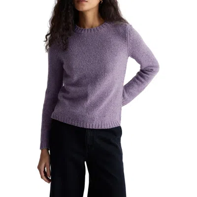 Seasalt Cornwall Dawson Pick Crewneck Sweater In Purple