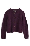 Seasalt Cornwall Dawson Pick Merino Wool Blend Cardigan In Black