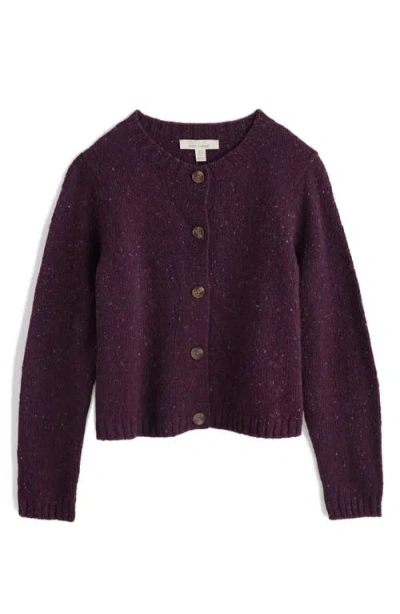 Seasalt Cornwall Dawson Pick Merino Wool Blend Cardigan In Black