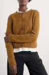 Seasalt Cornwall Dawson Pick Merino Wool Blend Cardigan In Brown
