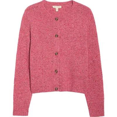 Seasalt Cornwall Dawson Pick Merino Wool Blend Cardigan In Orange
