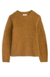 Seasalt Cornwall Dawson Pick Merino Wool Blend Crewneck Sweater In Brown
