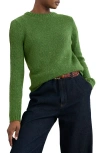 Seasalt Cornwall Dawson Pick Merino Wool Blend Crewneck Sweater In Green