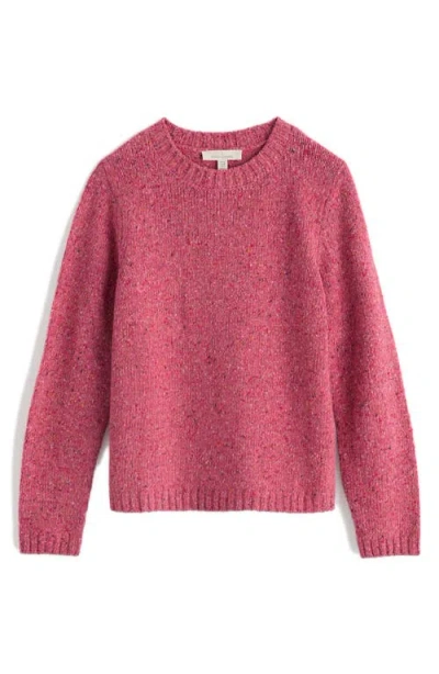 Seasalt Cornwall Dawson Pick Merino Wool Blend Crewneck Sweater In Pink