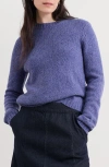 Seasalt Cornwall Dawson Pick Merino Wool Blend Crewneck Sweater In Purple