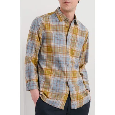 Seasalt Cornwall Fathomer Plaid Flannel Button-up Shirt In Multi