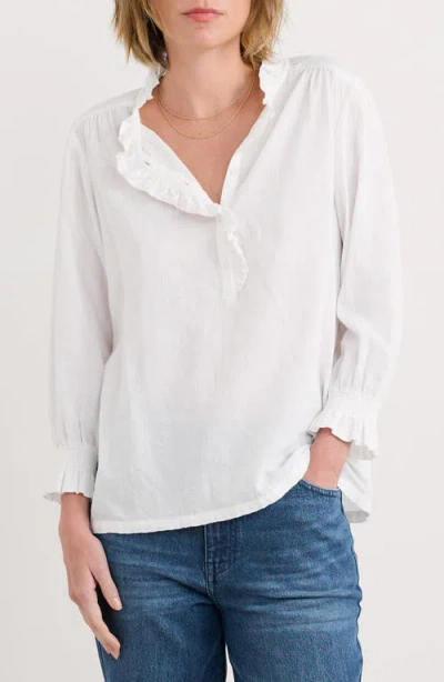 Seasalt Cornwall Feather Star Top In White