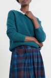 Seasalt Cornwall Fruity Ii Merino Wool Blend Sweater In Blue