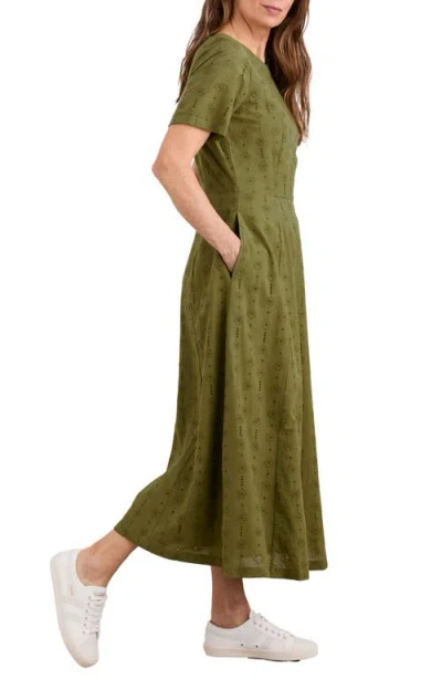 Seasalt Cornwall Garden House Eyelet Embroidered Midi Dress