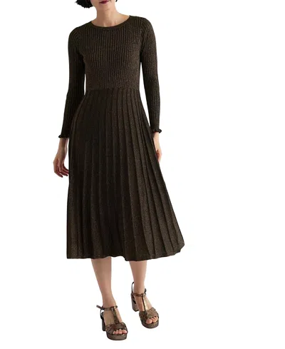 Seasalt Cornwall Glass Stem Knitted Dress In Brown