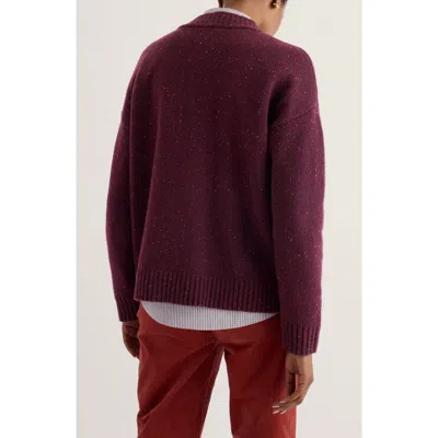 Seasalt Cornwall Harbour Sands Cardigan In Dark Hellebore