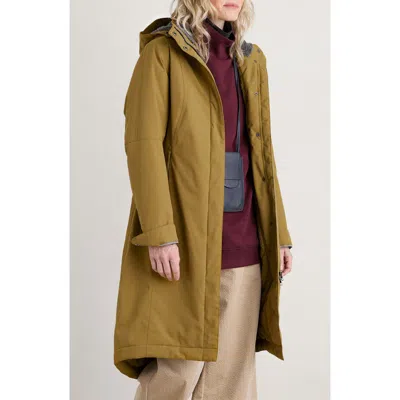 Seasalt Cornwall Janelle Waterproof Coat In Oak Leaf Yellow