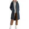 Seasalt Cornwall Janelle Waterproof Coat In Squid Ink Blue
