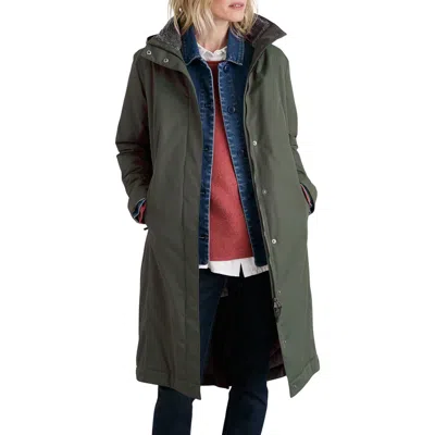 Seasalt Cornwall Janelle Waterproof Coat In Woodland