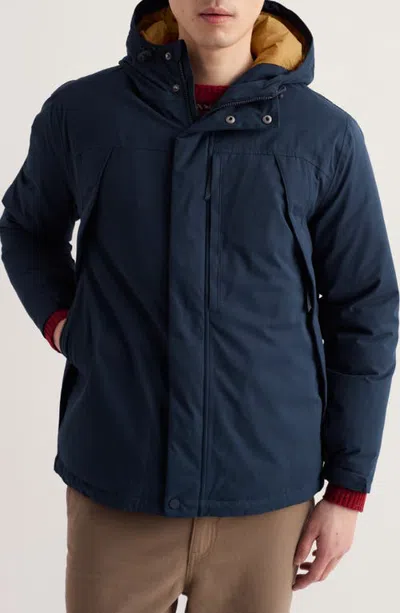 Seasalt Cornwall Kastell Waterproof Hooded Coat In Maritime