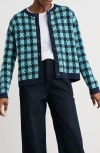 Seasalt Cornwall Kensa Jacquard Cardigan In Multi