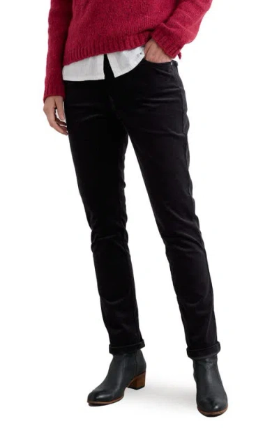 Seasalt Cornwall Lamledra Needlecord Slim Fit Pants In Black