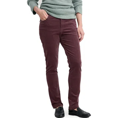 Seasalt Cornwall Lamledra Needlecord Slim Fit Pants In Burgundy