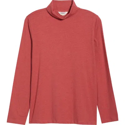 Seasalt Cornwall Landing Turtleneck Stretch Organic Cotton Top In Animal Print