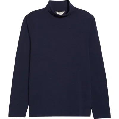 Seasalt Cornwall Landing Turtleneck Stretch Organic Cotton Top In Animal Print