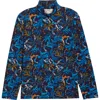 Seasalt Cornwall Landing Turtleneck Stretch Organic Cotton Top In Blue