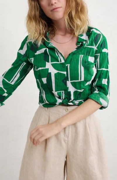 Seasalt Cornwall Larissa Print Button-up Shirt