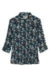 Seasalt Cornwall Larissa Printed Organic Cotton Button-up Shirt In Multi