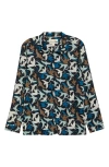 Seasalt Cornwall Larissa Printed Organic Cotton Button-up Shirt In Multi