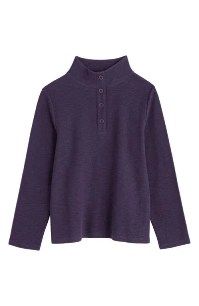 Seasalt Cornwall Last Boat Organic Cotton Half Placket Sweatshirt In Animal Print