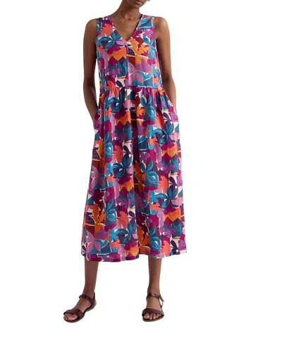 Seasalt Cornwall Lowland Heather Sleeveless Dress In Multi