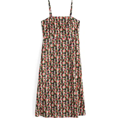 Seasalt Cornwall Madern Floral Check Organic Cotton Sundress
