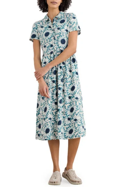 Seasalt Cornwall Mainland Floral Print Shirtdress