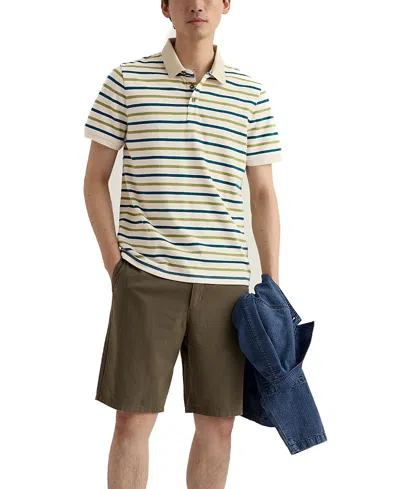 Seasalt Cornwall Men's Balefire Stripe Polo In Multi