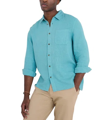 Seasalt Cornwall Men's Curator Shirt In Blue